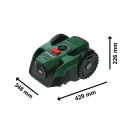 BOSCH Akkus robotfűnyíró VISIMOW18V-200 (akku és töltő nélkül) 200 m2