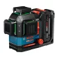   BOSCH EXPERT Akkus vonallézer EXLL18V-120-33CG L-BOXX-ban (1 x 4,0 Ah akku + gyorstöltő) IP65