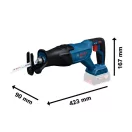 BOSCH PRO Akkus szablyafűrész GSA 18V-280 (akku + töltő nélkül)