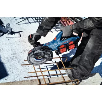   BOSCH EXPERT Dupla akkus sarokcsiszoló 230 mm EXWS18V2-230P (akku és töltő nélkül) XL-BOXX-ban