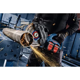   BOSCH EXPERT Dupla akkus sarokcsiszoló 230 mm EXWS18V2-230P (akku és töltő nélkül) XL-BOXX-ban