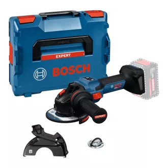   BOSCH EXPERT Akkus sarokcsiszoló 125 mm EXWS18V-15S ford. szab. (akku és töltő nélkül) L-BOXX-ban
