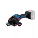 BOSCH EXPERT Akkus sarokcsiszoló 125 mm EXWS18V-15S ford. szab. (akku és töltő nélkül) L-BOXX-ban