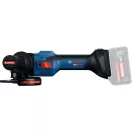 BOSCH EXPERT Akkus sarokcsiszoló 125 mm EXWS18V-15S ford. szab. (akku és töltő nélkül) L-BOXX-ban