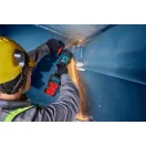 BOSCH EXPERT Akkus sarokcsiszoló 125 mm EXWS18V-15S ford. szab. (akku és töltő nélkül) L-BOXX-ban