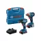 BOSCH Akkus erőcsomag GDX 18V-285 + GSR 185-LI (2 x 2,0 Ah akku + töltő) kofferben