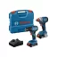 BOSCH Akkus erőcsomag GDX 18V-285 + GSR 185-LI (2 x 2,0 Ah akku + töltő) kofferben