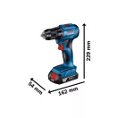 BOSCH Akkus erőcsomag GDX 18V-285 + GSR 185-LI (2 x 2,0 Ah akku + töltő) kofferben