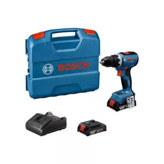   BOSCH Akkus fúrócsavarozó GSR 18V-65 L-Case-ben (2 x 2,0 Ah akku + töltő)