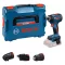 BOSCH EXPERT Akkus fúrócsavarozó EXSR18V-90FC (akku és töltő nélkül) L-BOXX-ban 36/65 Nm