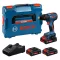 BOSCH EXPERT Akkus ütvefúró-csavarozó EXSB18V-90 (3x4,0 Ah EXPERT akku és töltő) L-BOXX-ban 65 Nm