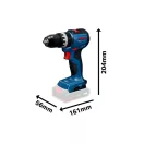 BOSCH Akkus fúrócsavarozó GSB 18V-52 (2 x 2,0 Ah akku + töltő) 52 Nm