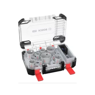   BOSCH PRO Körkivágó készlet 14 részes (8% kobalttal) 20 - 76 mm PC PLUS Multi Material