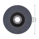 BOSCH Lamellás csiszolókorong egyenes 125 x 22,2 / P40 alu-oxid X451 Multi Material