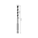 BOSCH PRO HEX-5 Kőzetfúró 5,0 x 100/50 mm kétélű bitbefogású