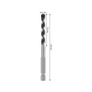BOSCH PRO HEX-5 Kőzetfúró 6,0 x 100/50 mm kétélű bitbefogású