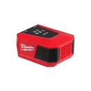 MILWAUKEE Akkumulátor töltő M18TC-0 hálózati adapterrel és USB-C kábellel 18 V