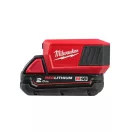 MILWAUKEE Akkumulátor töltő M18TC-0 hálózati adapterrel és USB-C kábellel 18 V