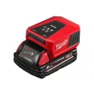 MILWAUKEE Akkumulátor töltő M18TC-0 hálózati adapterrel és USB-C kábellel 18 V
