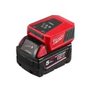MILWAUKEE Akkumulátor töltő M18TC-0 hálózati adapterrel és USB-C kábellel 18 V