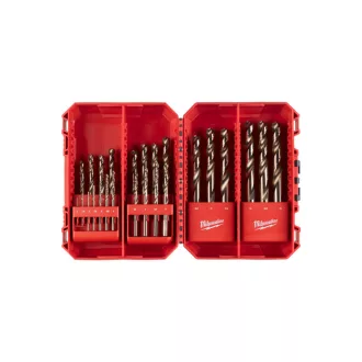 MILWAUKEE Csigafúró készlet 25 részes 1-13 mm HSS-G Co