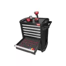 MILWAUKEE Szerszámkocsi 246 részes 7 fiókos 30"/78 cm grafitszürke