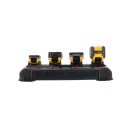 DEWALT XR Négyportos akkumulátor töltő 18 V / 4 A