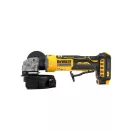 DEWALT Akkus kompakt sarokcsiszoló 125 mm 18 V szénkefe nélküli (akku + töltő nélkül)