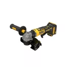 DEWALT Akkus kompakt sarokcsiszoló 125 mm 18 V szénkefe nélküli (akku + töltő nélkül)