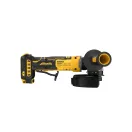 DEWALT Akkus kompakt sarokcsiszoló 125 mm 18 V szénkefe nélküli (akku + töltő nélkül, TSTAK)