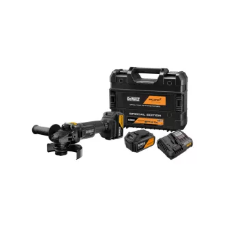   DEWALT/McLaren Akkus sarokcsiszoló 18 V (2 x 5,0 Ah akku + töltő + TSTAK)