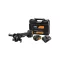 DEWALT/McLaren Akkus sarokcsiszoló 18 V (2 x 5,0 Ah akku + töltő + TSTAK)
