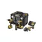 DEWALT Akkus erőcsomag 18 V (DCH172 + DCG405 + DCD800 + 2 x 5,0 Ah akku + töltő + TSTAK)