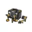 DEWALT Akkus erőcsomag 18 V (DCH172 + DCG405 + DCD800 + 2 x 5,0 Ah akku + töltő + TSTAK)