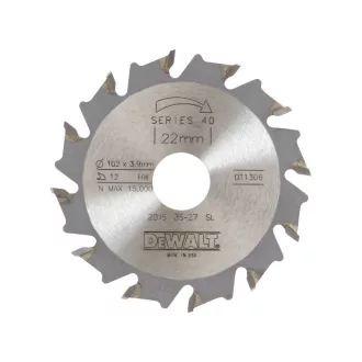 DEWALT Lapostiplimarót árcsa  102 x 3,9 x 22,0 mm / 12T