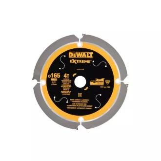   DEWALT EXTREME Fűrésztárcsa cementkötésű farostlemezhez 165 x 20 x 1,8 mm / 4T
