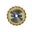 DEWALT CONSTRUCTION Fűrésztárcsa szeges fához 165 x 20 x 2,4 mm / 18T