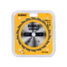 DEWALT CONSTRUCTION Fűrésztárcsa szeges fához 165 x 20 x 2,4 mm / 18T