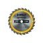 DEWALT CONSTRUCTION Fűrésztárcsa szeges fához 184 x 16 x 1,8 mm / 24T