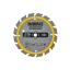 DEWALT CONSTRUCTION Fűrésztárcsa szeges fához 136 x 10 x 1,86 mm / 16T