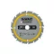 DEWALT CONSTRUCTION Fűrésztárcsa szeges fához 165 x 20 x 1,86 mm / 16T