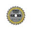 DEWALT CONSTRUCTION Fűrésztárcsa szeges fához 165 x 20 x 1,86 mm / 24T