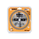 DEWALT CONSTRUCTION Fűrésztárcsa szeges fához 165 x 20 x 1,86 mm / 36T
