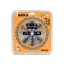 DEWALT CONSTRUCTION Fűrésztárcsa szeges fához 184 x 20 x 1,79 mm / 24T