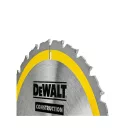 DEWALT CONSTRUCTION Fűrésztárcsa szeges fához 216 x 30 x 2,6 mm / 24T
