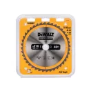 DEWALT CONSTRUCTION Fűrésztárcsa szeges fához 216 x 30 x 2,6 mm / 40T