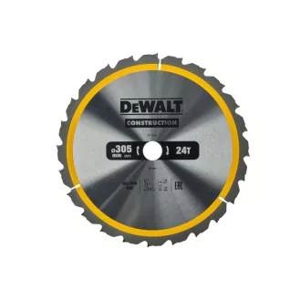   DEWALT CONSTRUCTION Fűrésztárcsa szeges fához 305 x 30 x 3,0 mm / 24T