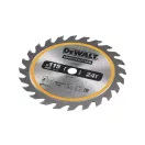 DEWALT CONSTRUCTION Fűrésztárcsa szeges fához 115 x 9,5 x 1,5 mm / 24T