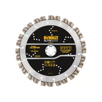   DEWALT ELITE Gyémánt vágókorong univerzális 230 x 22,2 mm szegmentált