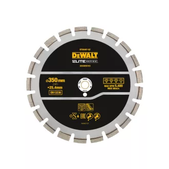   DEWALT ELITE Gyémánt vágókorong aszfalthoz 355 x 25,4 mm szegmentált